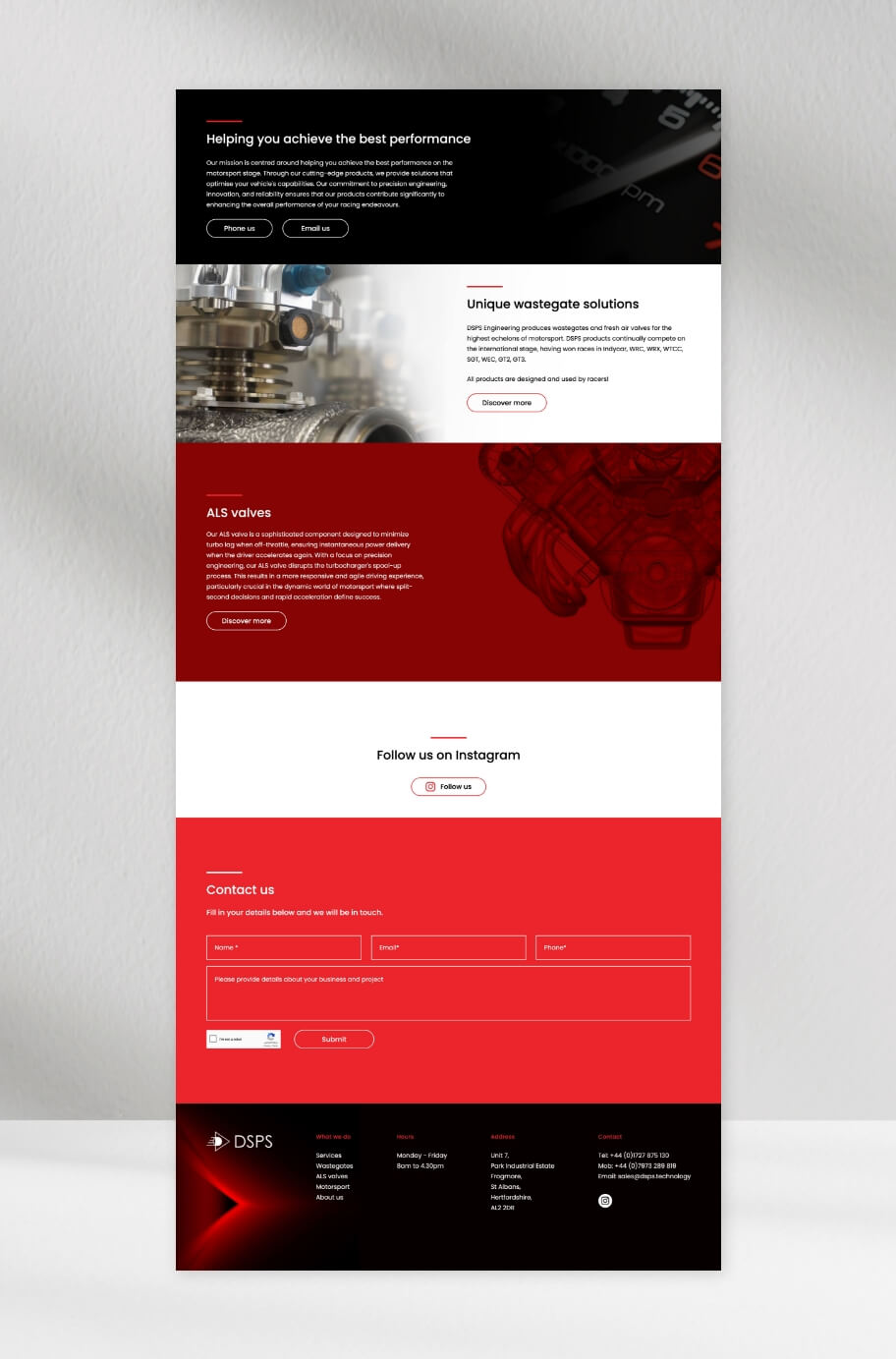Graphic showing a screenshot of the DSPS website