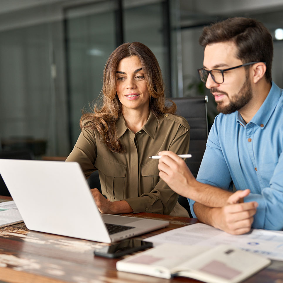 Image showing a marketing team working