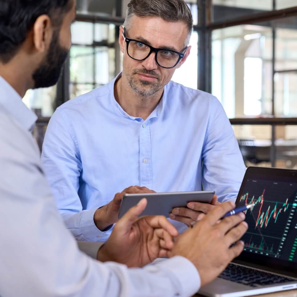 Image showing marketers having a discussion